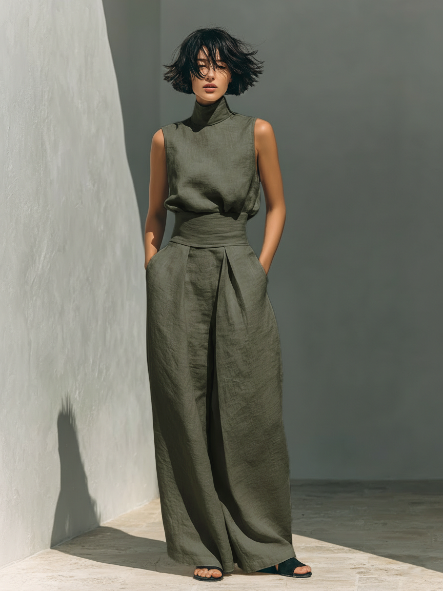 Arielle™ | Sandstone Linen Blend Set