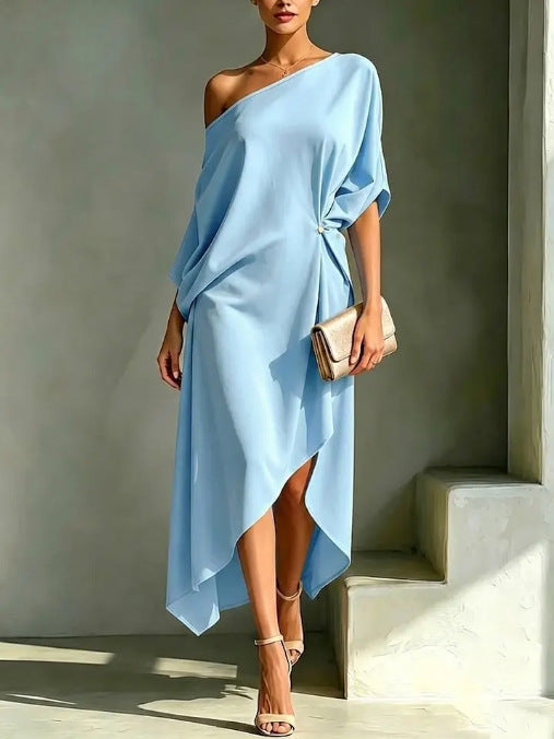 Natalie™ | Elegant One-Shoulder Dress