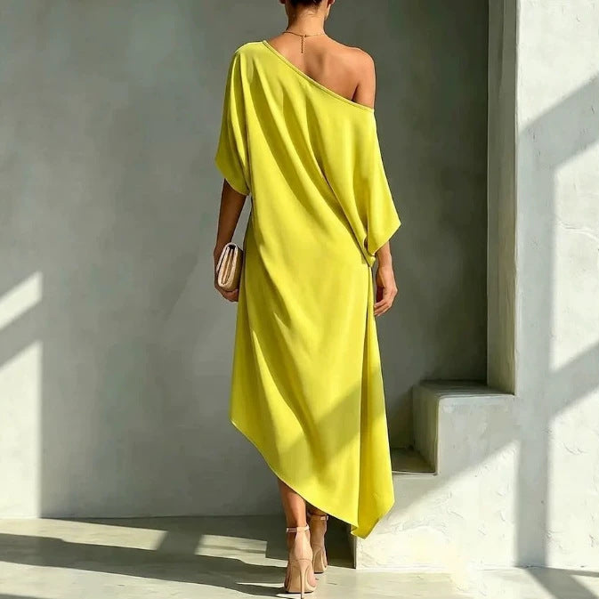 Natalie™ | Elegant One-Shoulder Dress