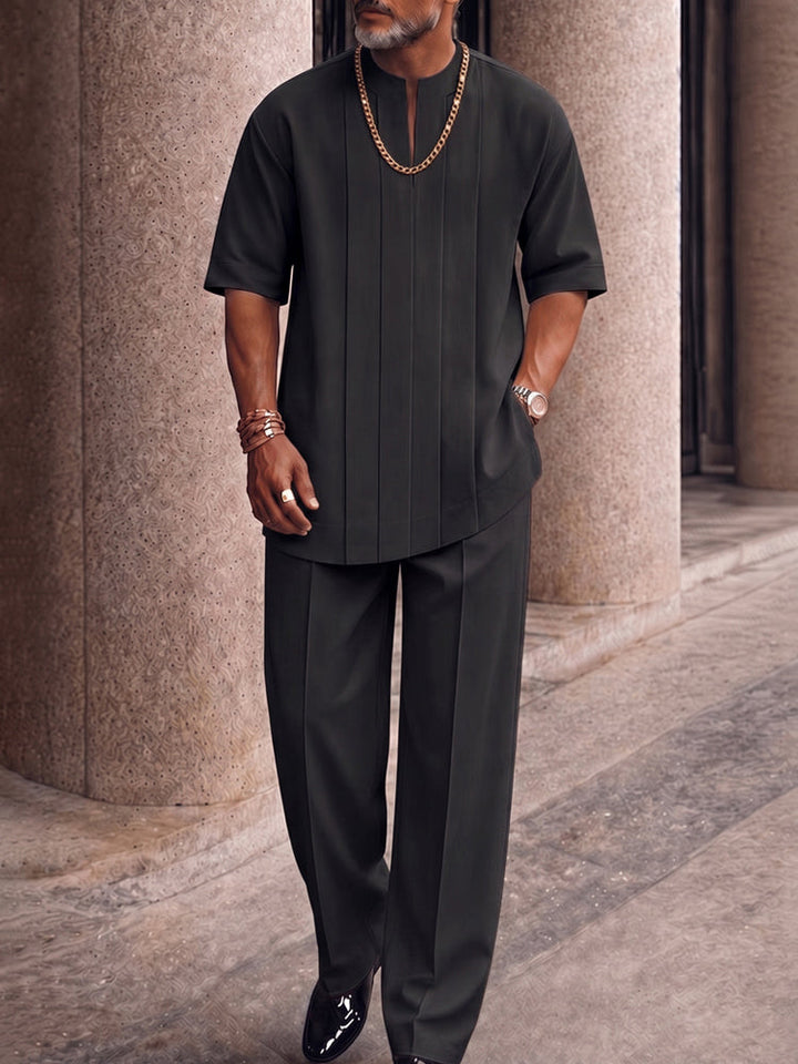 Julian™ | Modern Pleat Two-Piece Set
