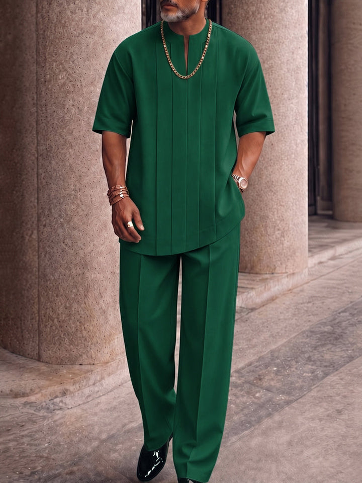 Julian™ | Modern Pleat Two-Piece Set