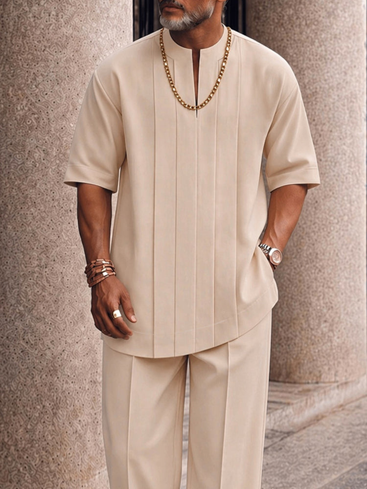 Julian™ | Modern Pleat Two-Piece Set