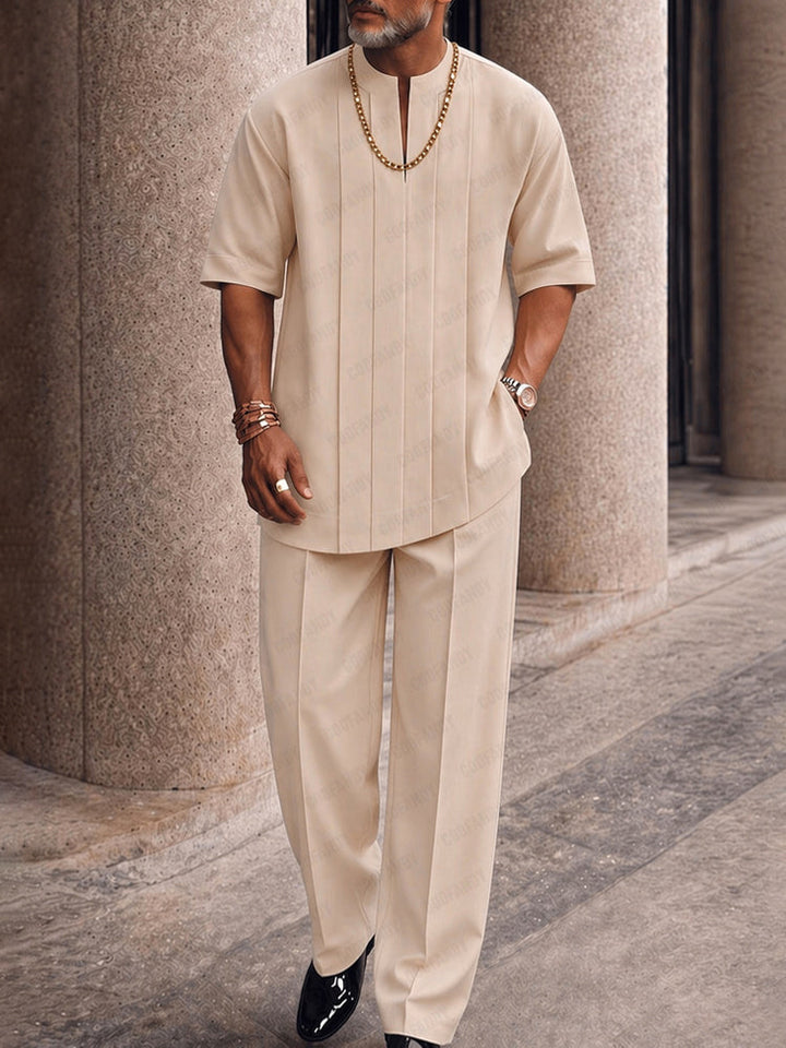 Julian™ | Modern Pleat Two-Piece Set