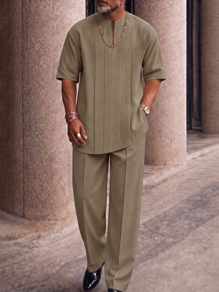 Julian™ | Modern Pleat Two-Piece Set