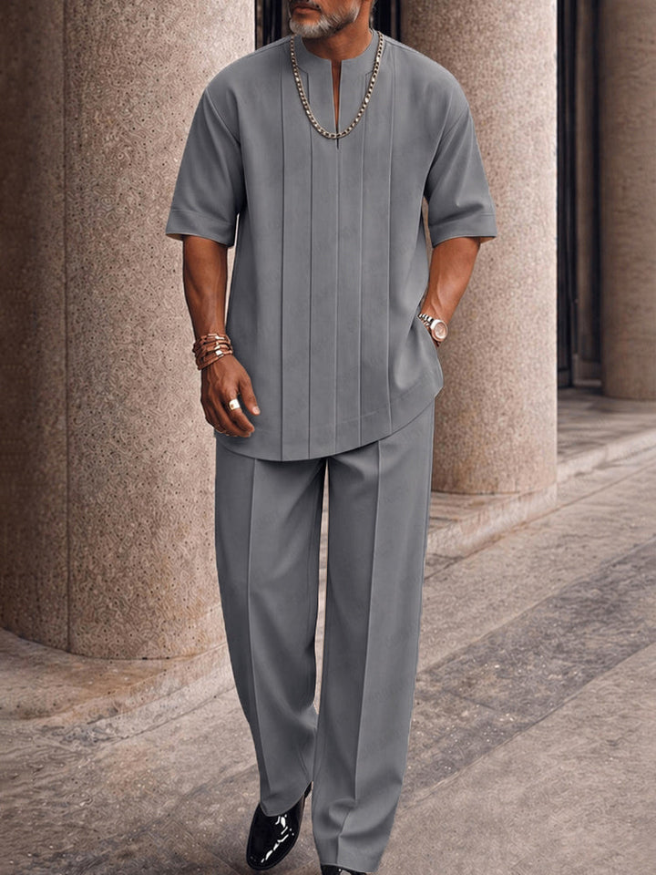 Julian™ | Modern Pleat Two-Piece Set