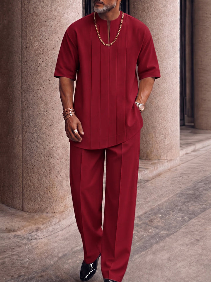 Julian™ | Modern Pleat Two-Piece Set