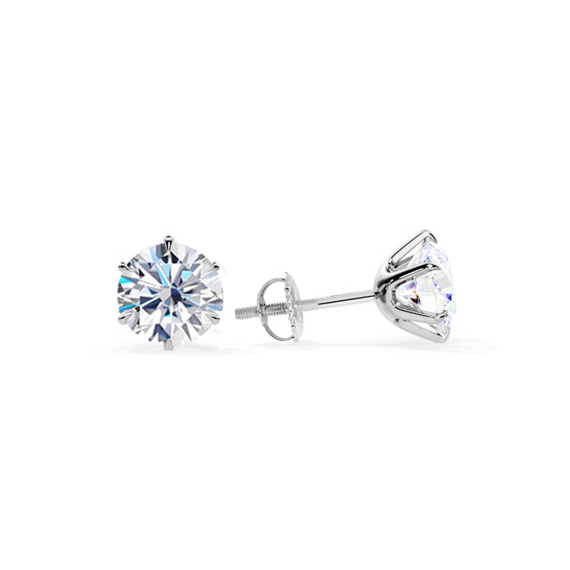 Elegant Tera White Gold Earrings