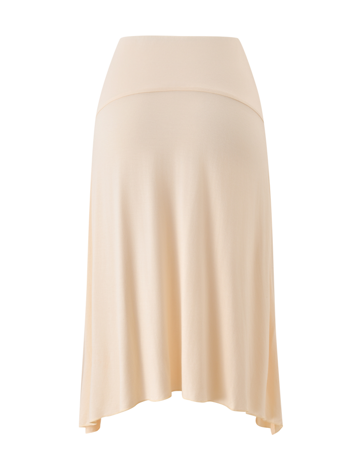 ALYSSA HI LO SKIRT - CREAM