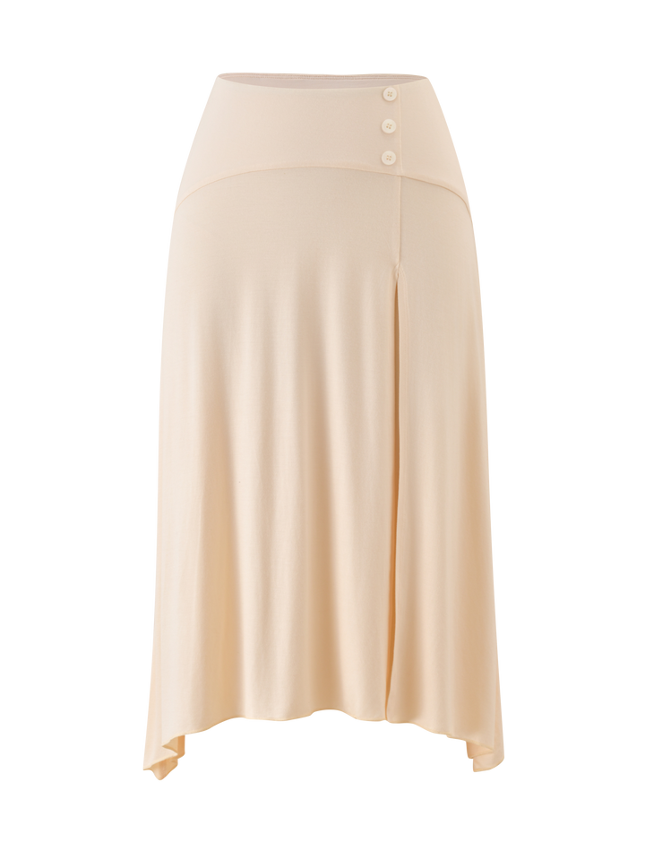 ALYSSA HI LO SKIRT - CREAM