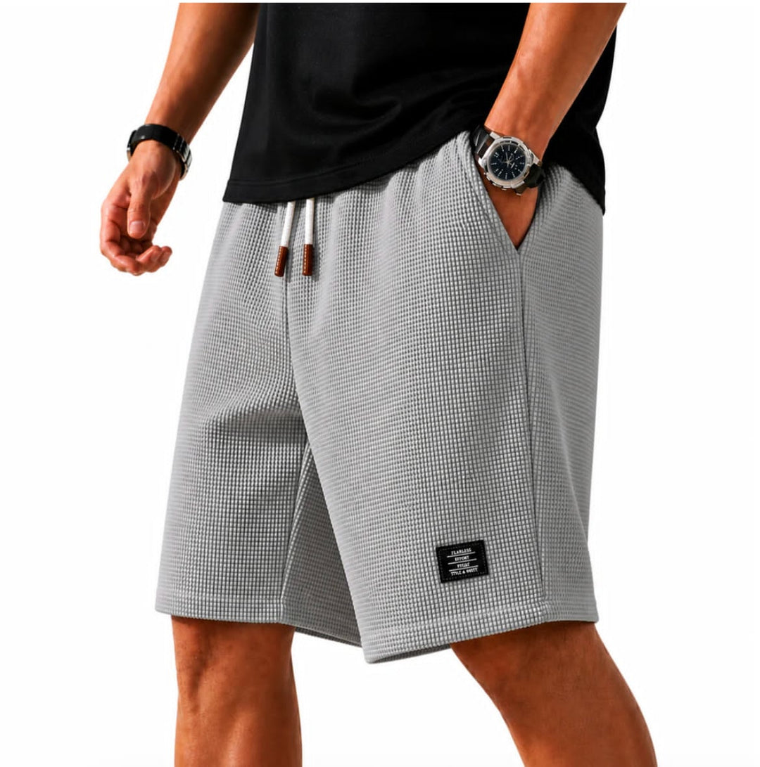 Liam | Waffle-Knit Bermuda Shorts