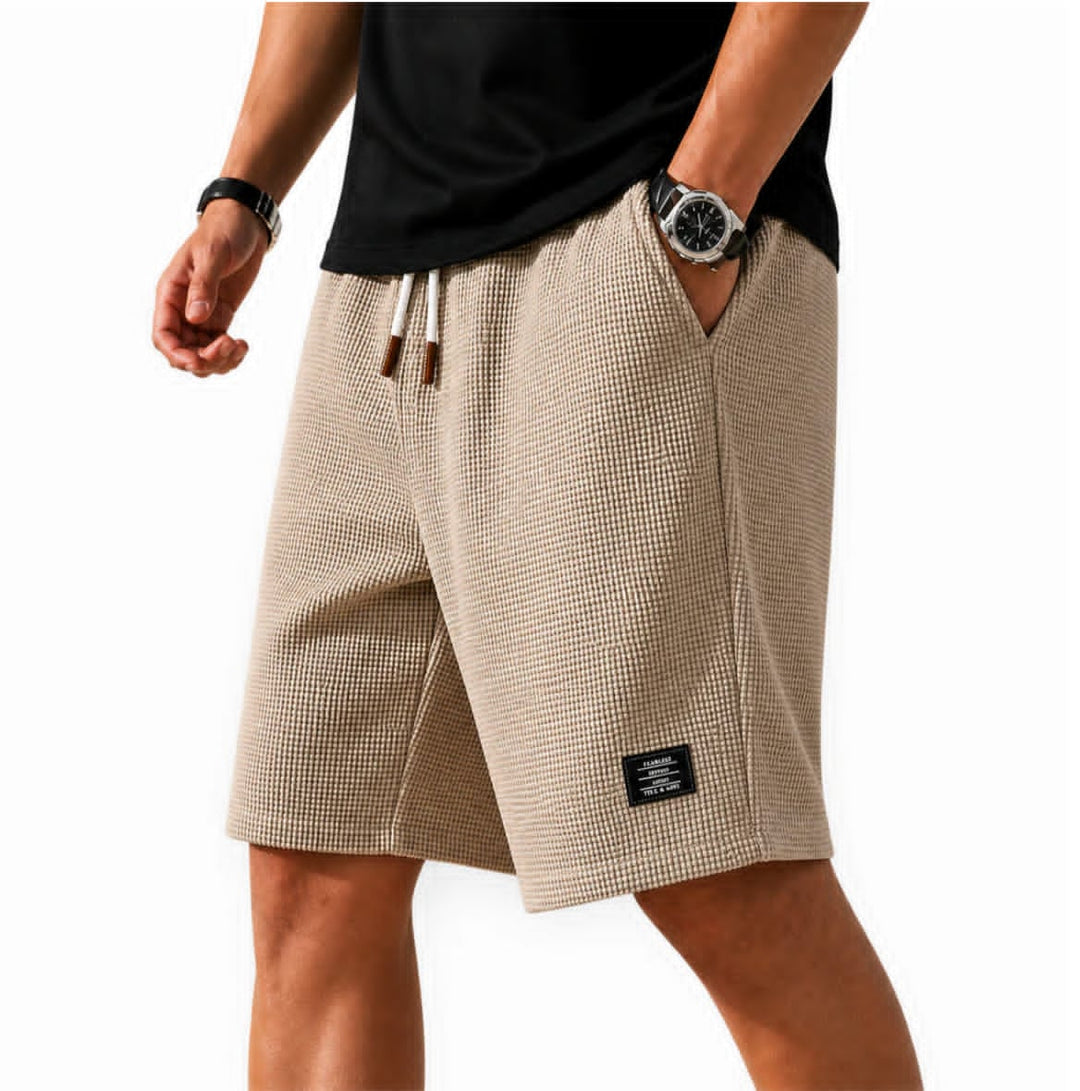 Liam | Waffle-Knit Bermuda Shorts