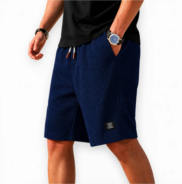 Liam | Waffle-Knit Bermuda Shorts