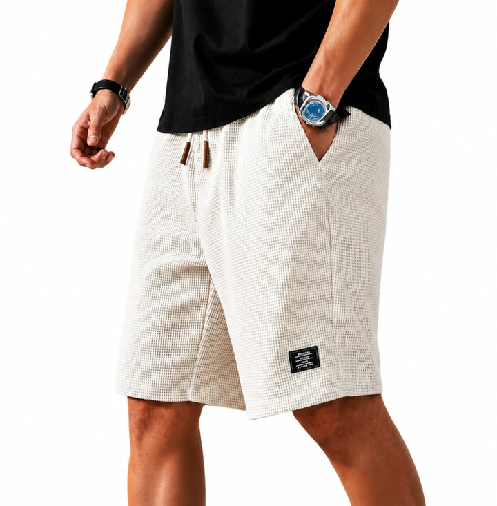 Liam | Waffle-Knit Bermuda Shorts