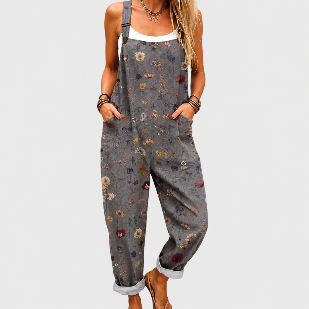 Cozy Patterned Jumpsuit