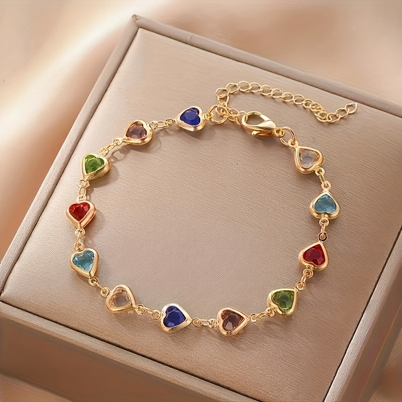 Distinctive Heart-Designed Bracelet