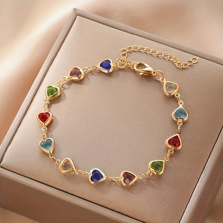 Distinctive Heart-Designed Bracelet