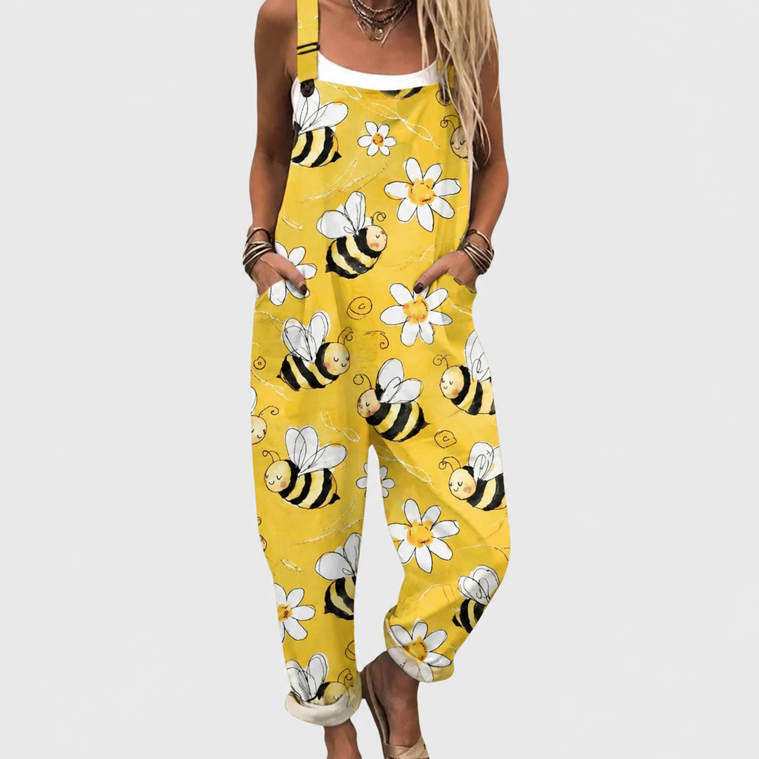 Cozy Graphic Jumpsuit