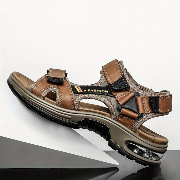 Bennett™ | AirCushion Adjustable Leather Sandals