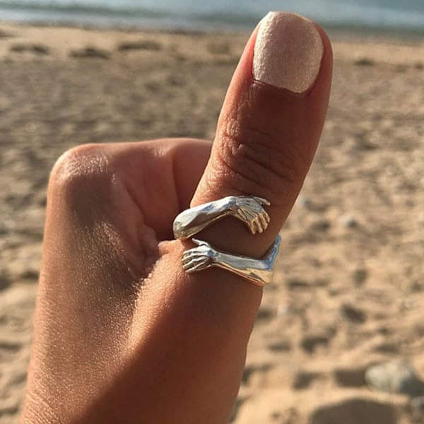 Adjustable Silver Infinity Ring