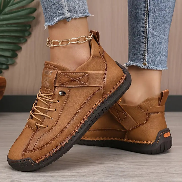 Mila™ | FlexStep Leather Comfort Sneakers