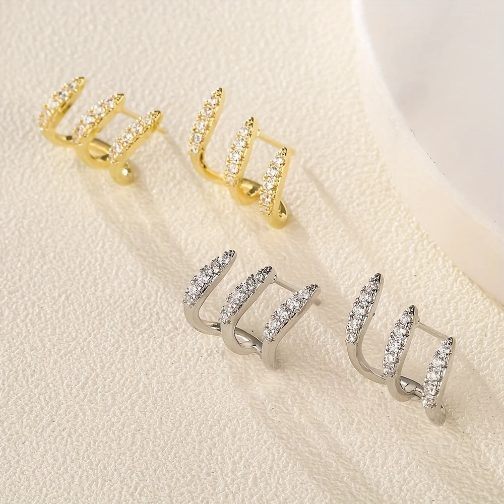 Chic Double Hoop Earrings