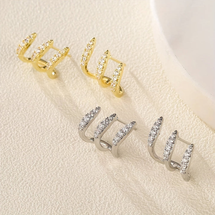Chic Double Hoop Earrings