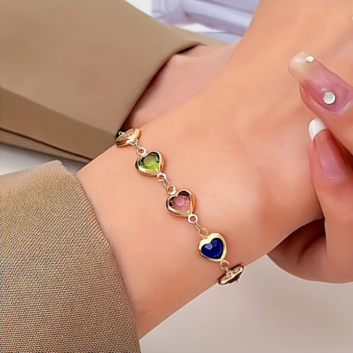 Distinctive Heart-Designed Bracelet
