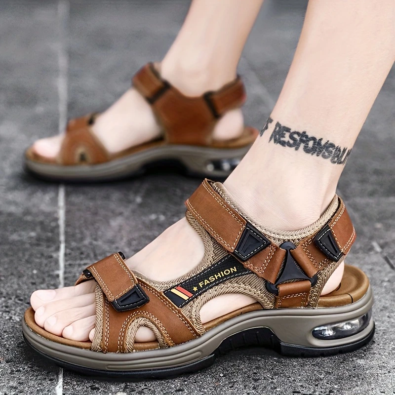 Bennett™ | AirCushion Adjustable Leather Sandals