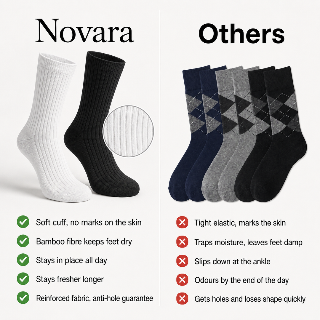 Novara™ | Premium Bamboo Blend Comfort Socks