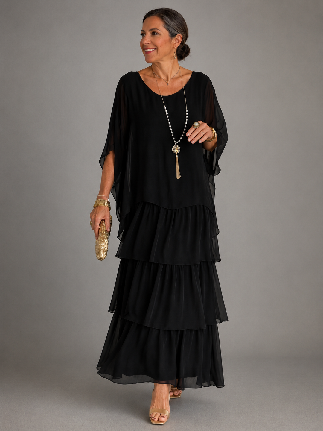 Celeste™ | Willow Grace Tiered Maxi Dress