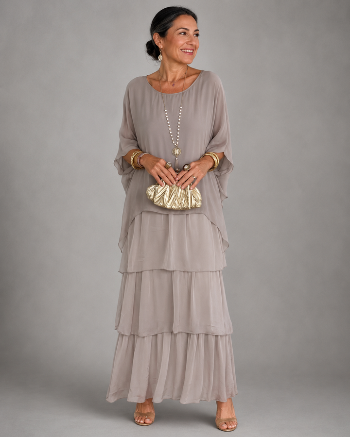 Celeste™ | Willow Grace Tiered Maxi Dress