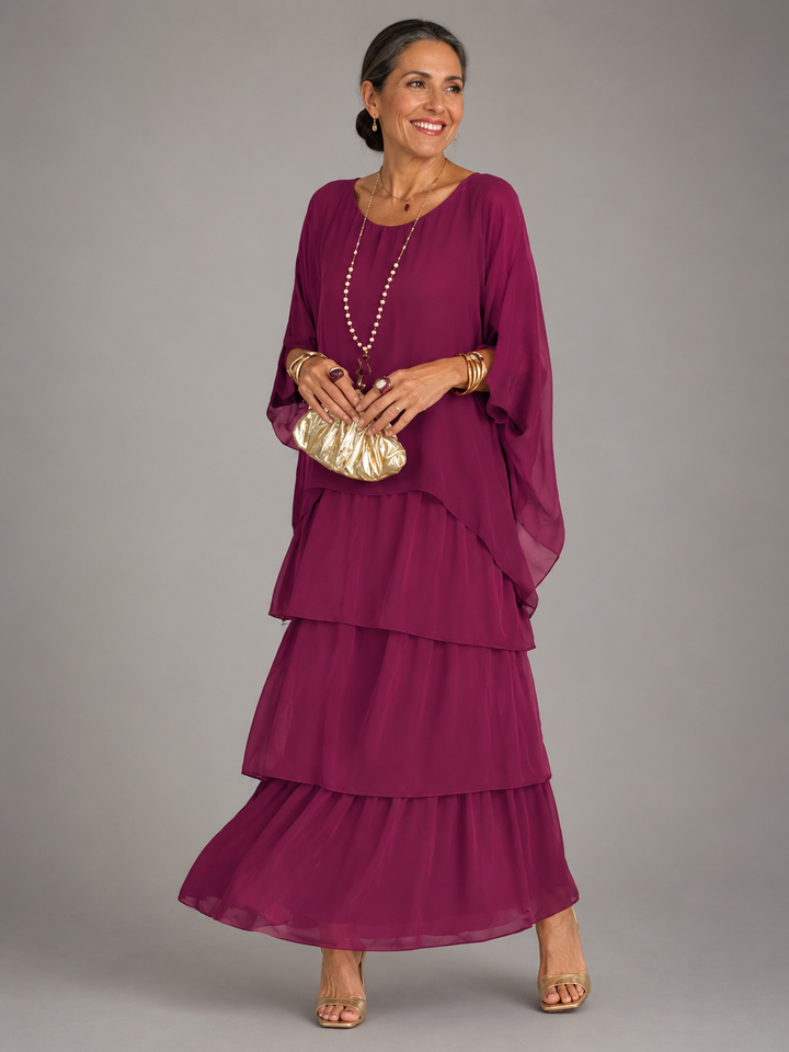 Celeste™ | Willow Grace Tiered Maxi Dress