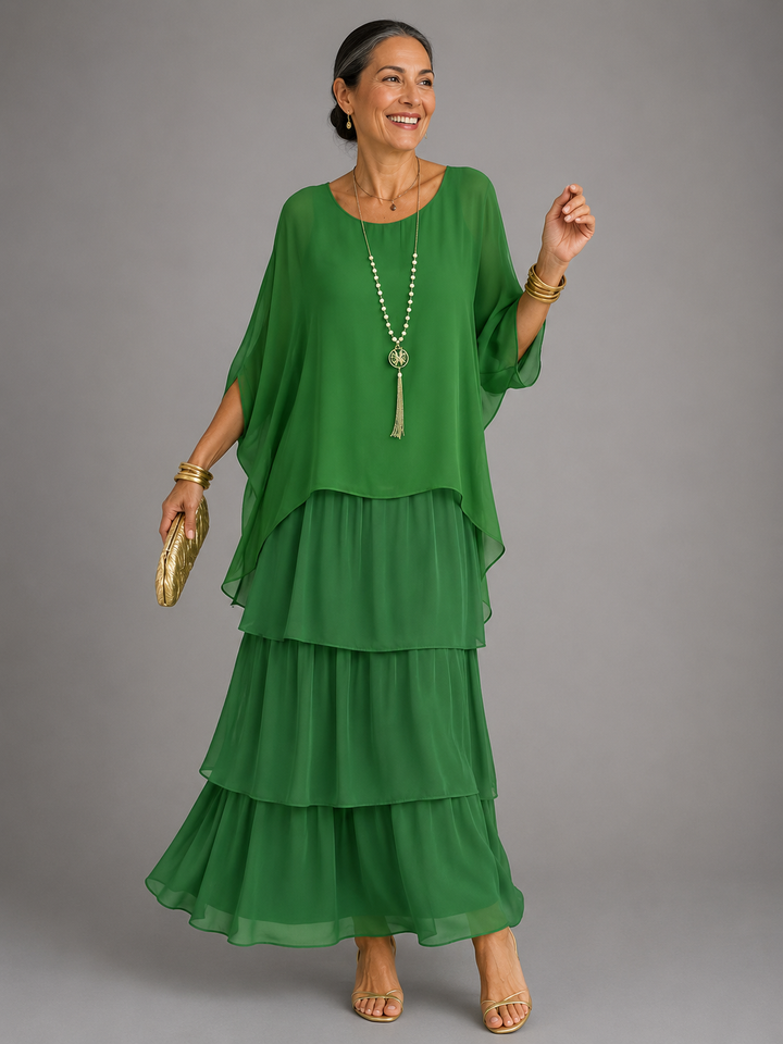 Celeste™ | Willow Grace Tiered Maxi Dress