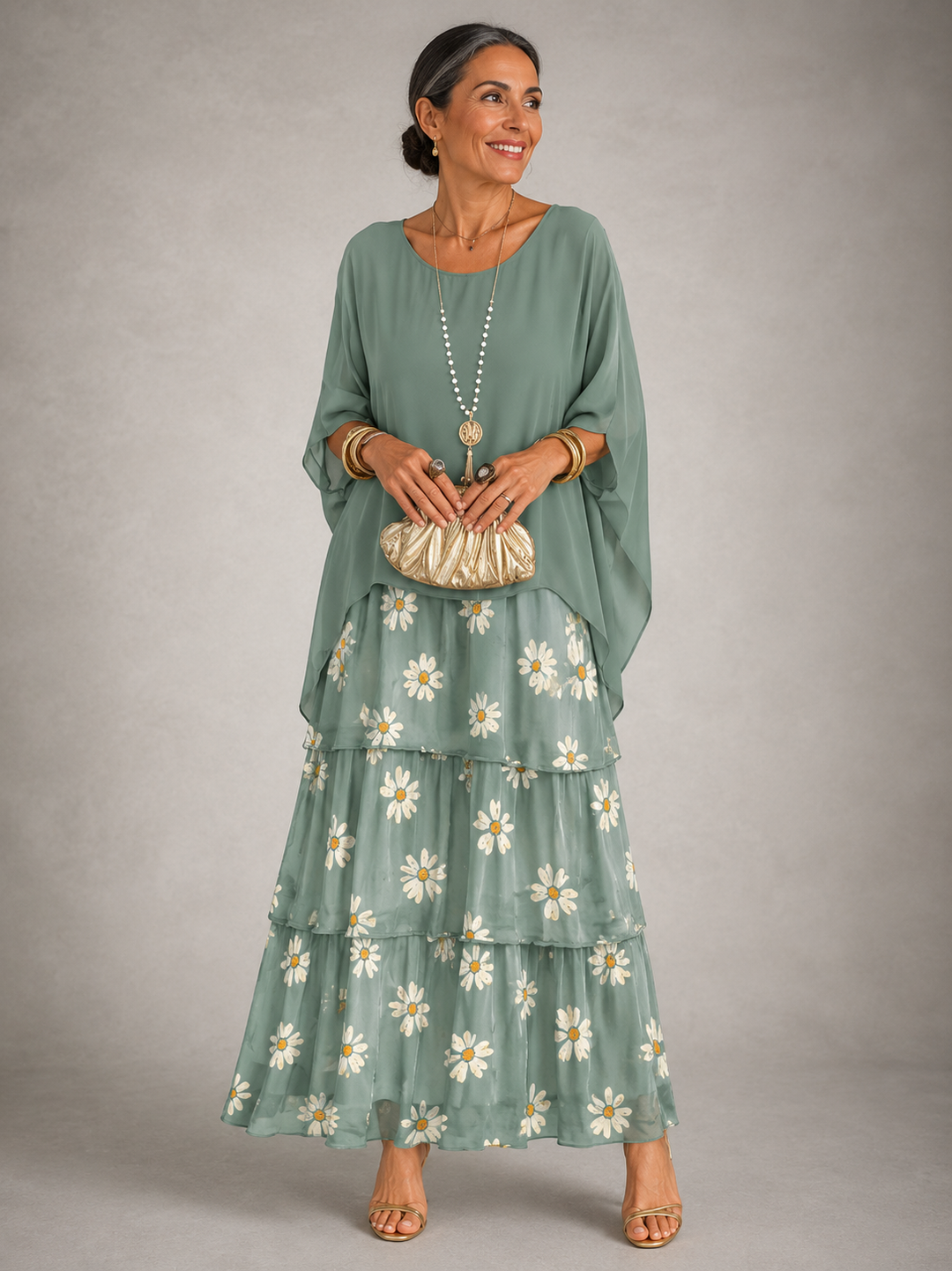 Celeste™ | Willow Grace Tiered Maxi Dress