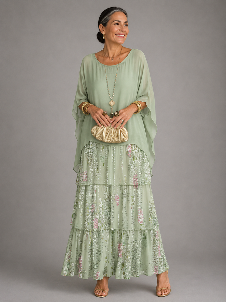 Celeste™ | Willow Grace Tiered Maxi Dress