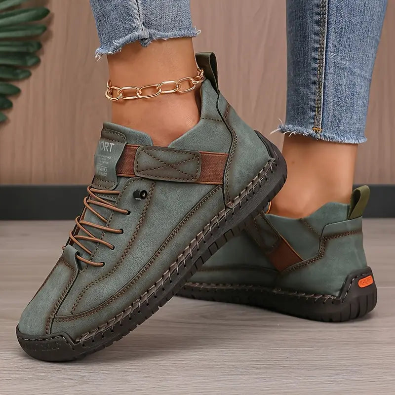 Mila™ | FlexStep Leather Comfort Sneakers