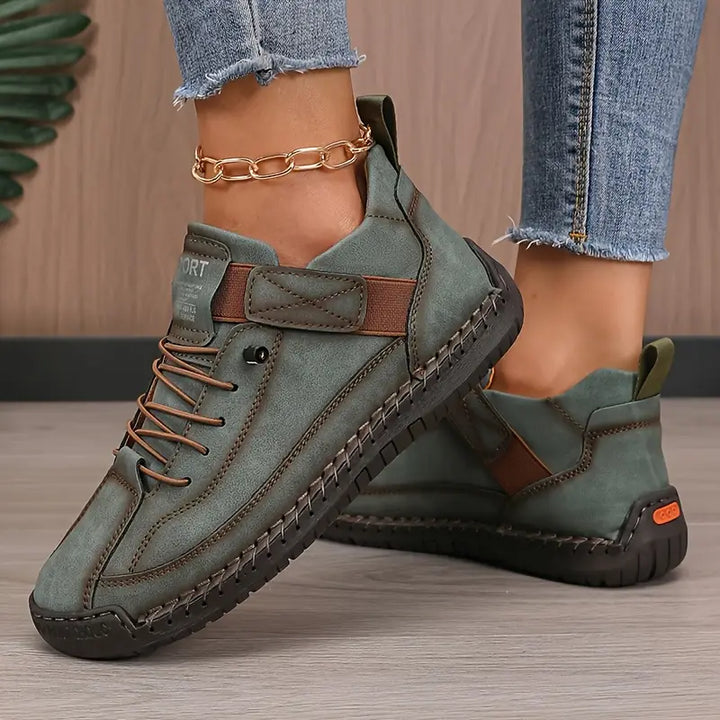 Mila™ | FlexStep Leather Comfort Sneakers