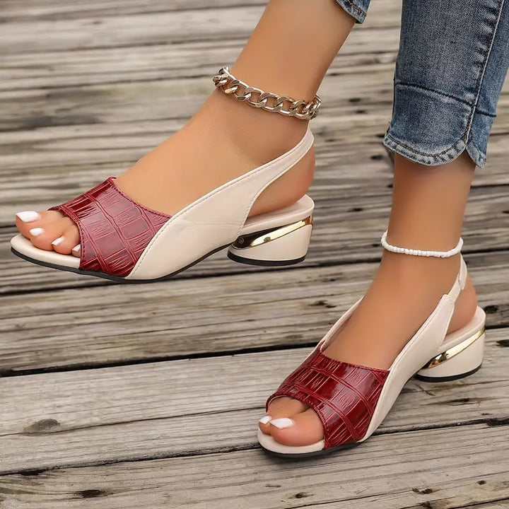 Camille | Elegant Comfort Slingback Sandals