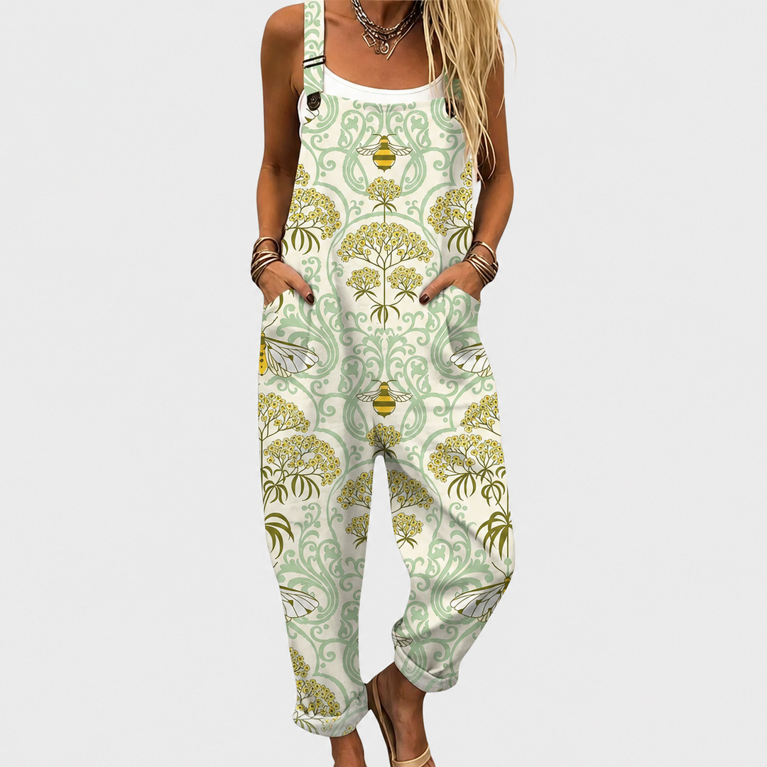 Cozy Patterned Jumpsuit