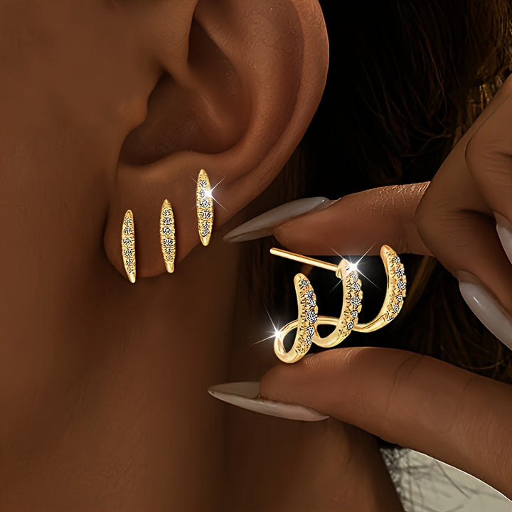 Chic Double Hoop Earrings