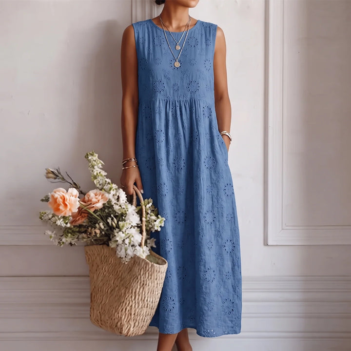 Rosalie™ | Botanical Paisley Midi Dress