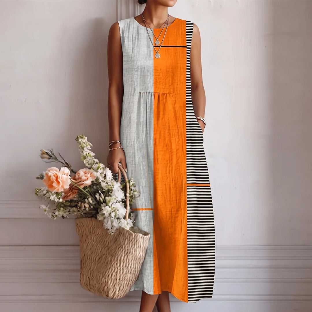 Rosalie™ | Botanical Paisley Midi Dress