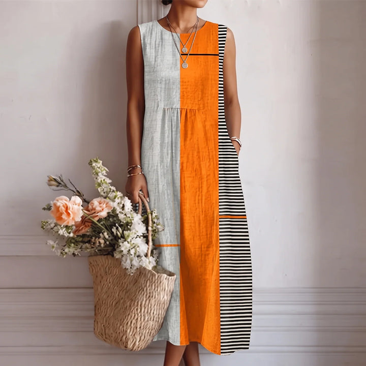 Rosalie™ | Botanical Paisley Midi Dress