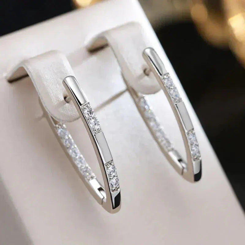 Elegant Zirconium Stone Earrings