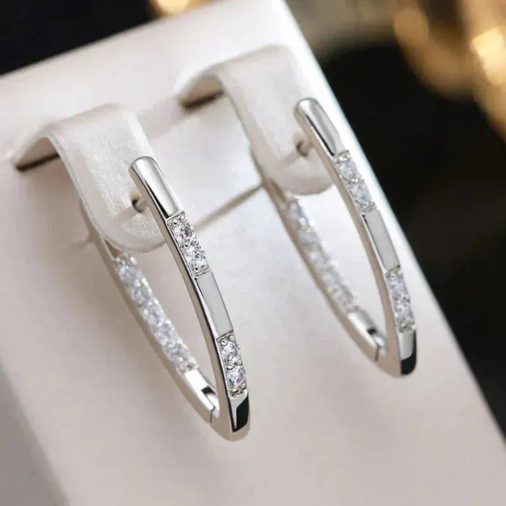 Elegant Zirconium Stone Earrings