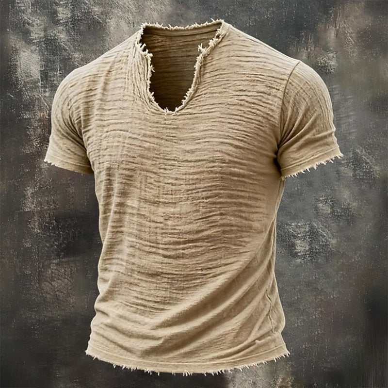 Cole | Vintage V-Neck T-Shirt