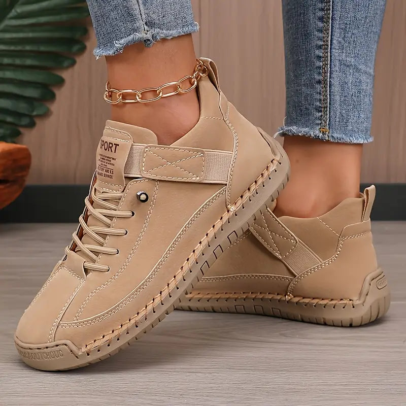 Mila™ | FlexStep Leather Comfort Sneakers