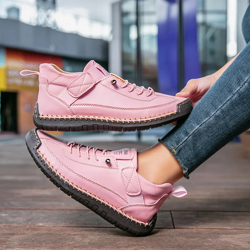 Mila™ | FlexStep Leather Comfort Sneakers