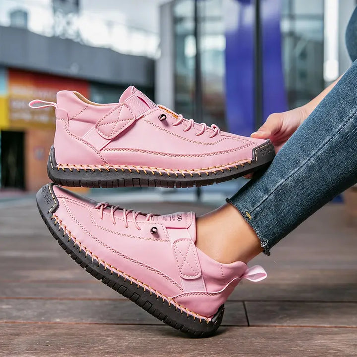 Mila™ | FlexStep Leather Comfort Sneakers