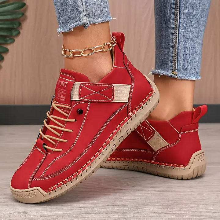 Mila™ | FlexStep Leather Comfort Sneakers